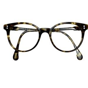 Raen Marin 48 Eyeglasses Brindle Tortoise Handmade 48-18-145